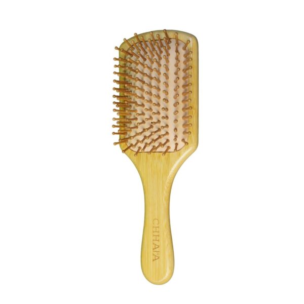 Square_paddle_hairbrush Square Bamboo Paddle Hair Brush – Natural Wooden Detangler