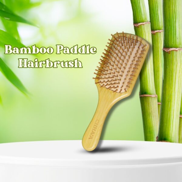 Square_paddle_hairbrush_2 Square Bamboo Paddle Hair Brush – Natural Wooden Detangler