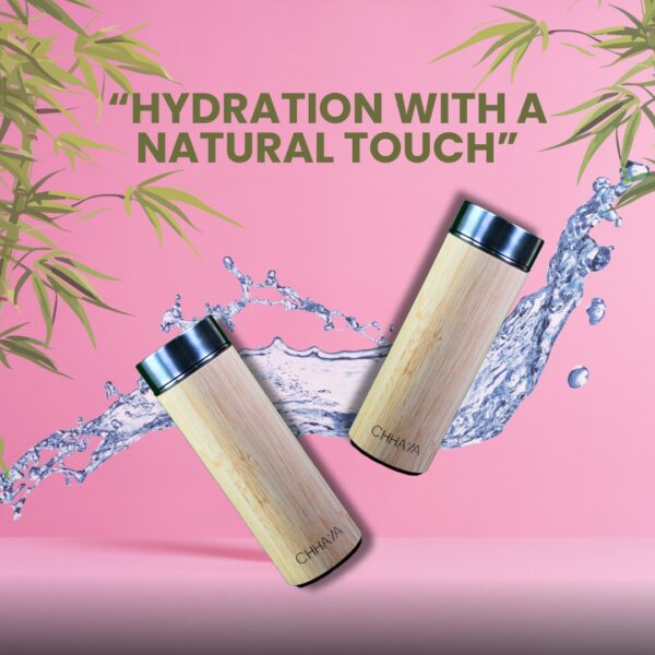bamboo_bottle3 Bamboo Water Bottle with Leak-Proof Lid – Stainless Steel, BPA-Free & Reusable