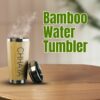 Eco-Friendly Bamboo Tumbler with Tea Infuser – Reusable, Insulated & Travel-Ready