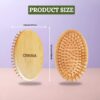 Eco-Friendly Bamboo Orbit Hairbrush – Natural Detangling Brush