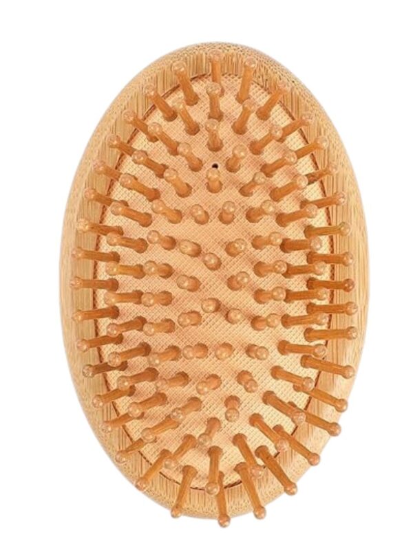 Eco-Friendly Bamboo Orbit Hairbrush – Natural Detangling Brush